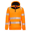 Hi Vis Stretch Quarter Zip Hoodie (4X Stretch) | DX4 Range - VoltPPE